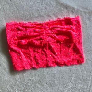 Victoria’s Secret PINK Bralette Strapless Lace S